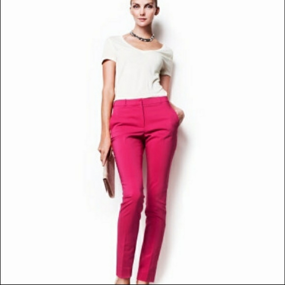 H&M Fiery Pink Pant NWOT